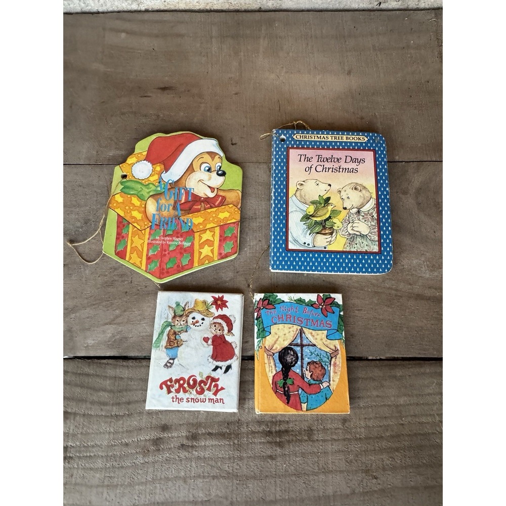 Vintage Children's Christmas‎ Books Christmas Tree Ornaments